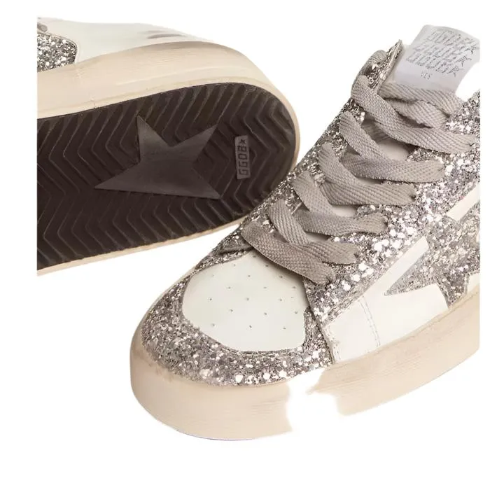 GOLDEN GOOSE STARDAN GLITTER SNEAKERS