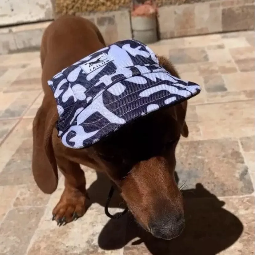 Graphic Baseball Dachshund Hat