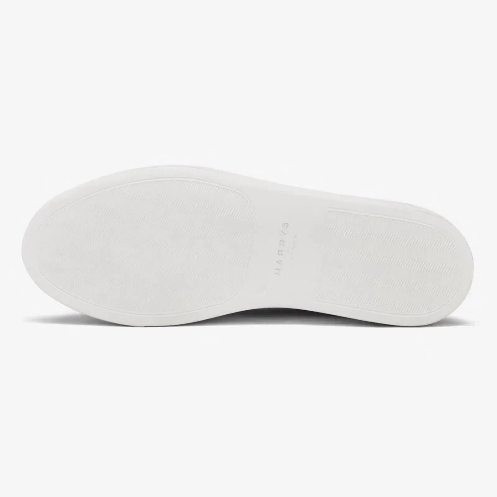 Harrys Of London Track Tech Leather Trainer Black-White