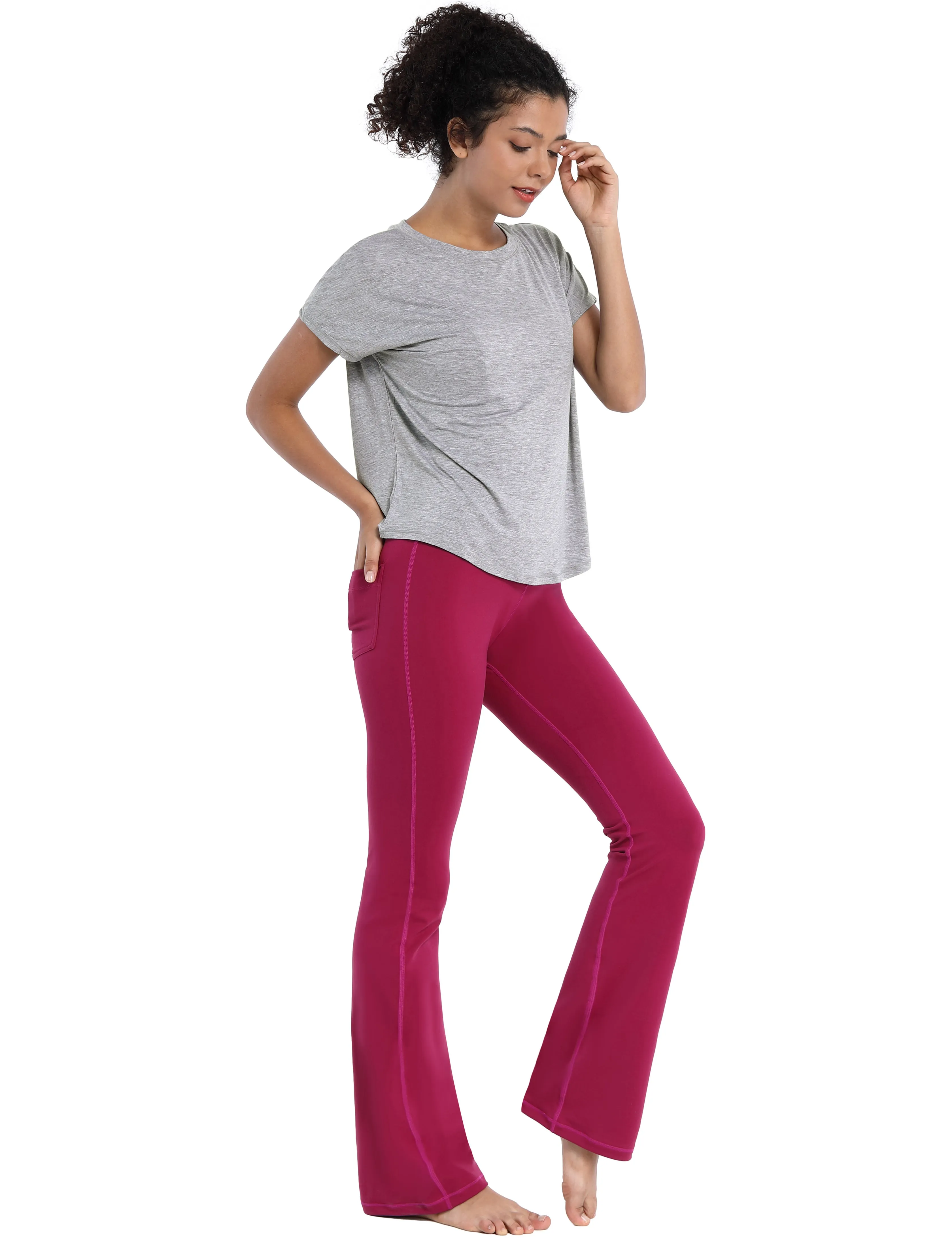 Hip Length Short Sleeve Shirt heathergray_Jogging