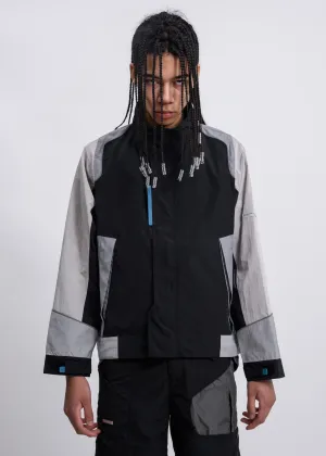Interstellar Liaison Panelled Zip-Up Windbreaker