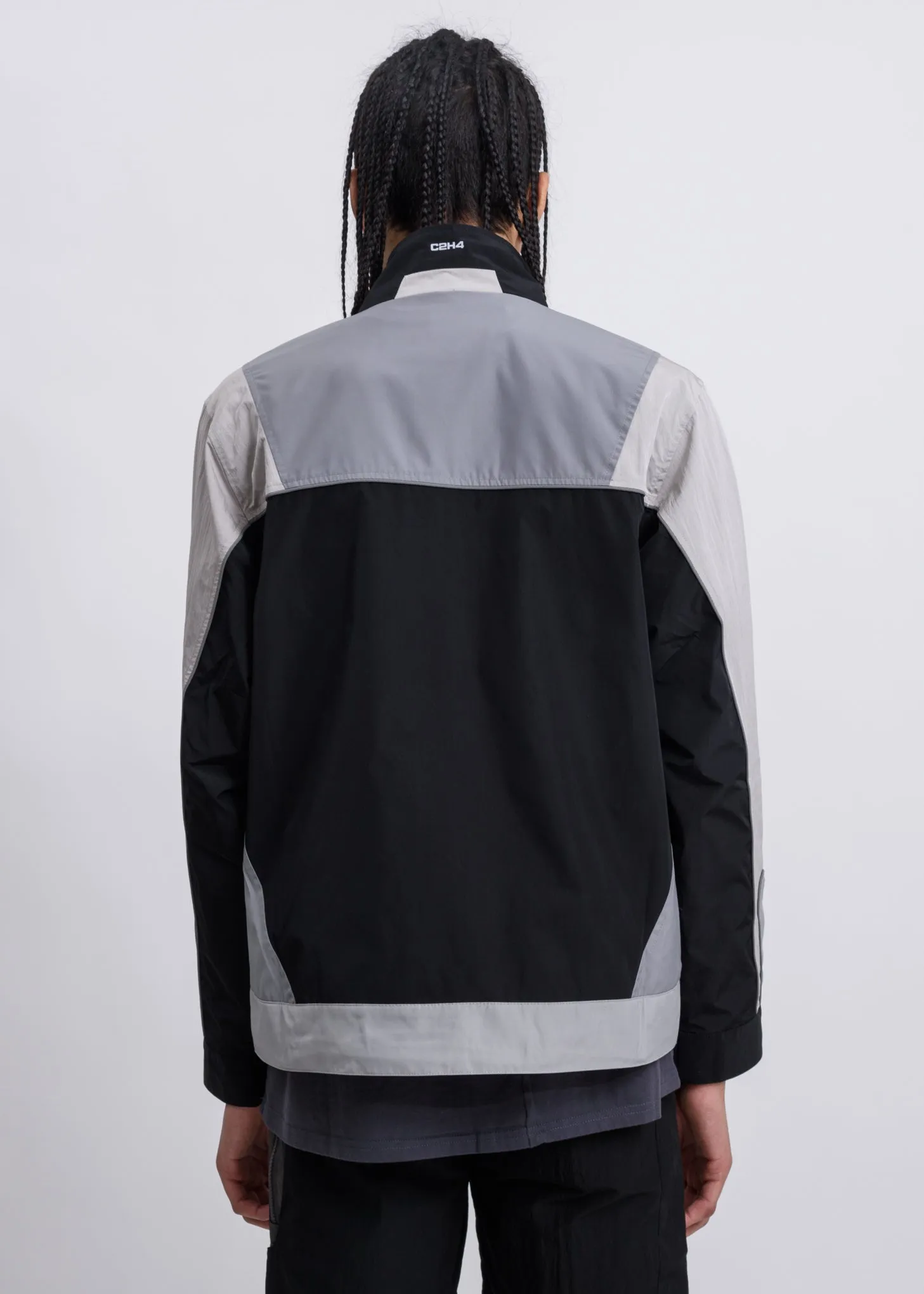 Interstellar Liaison Panelled Zip-Up Windbreaker