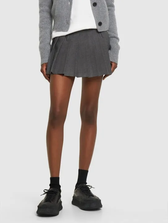 Jil Sander   40mm Vulcanized leather sneakers 