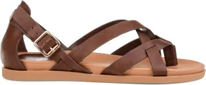 Journee Collection Women's Cuffed Ankle Gladiator Sandal  Color Brown Size 8.5M