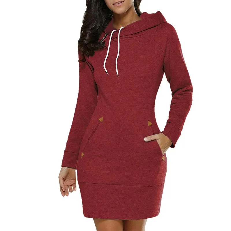 Knee-Length Pockets Dress