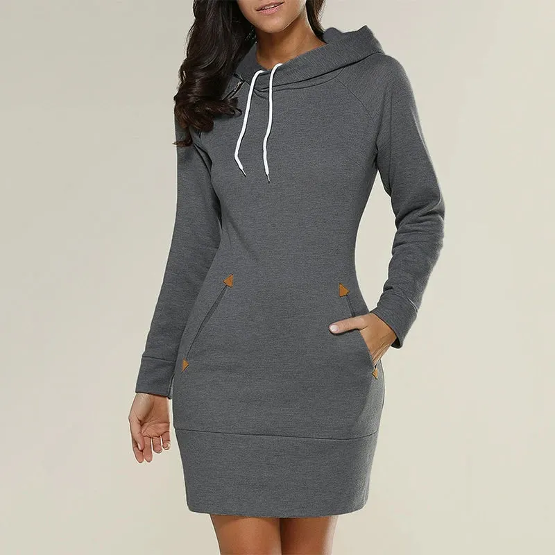 Knee-Length Pockets Dress
