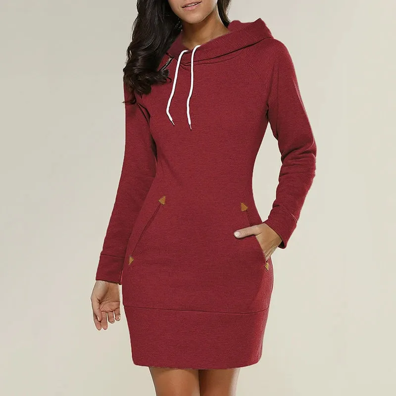 Knee-Length Pockets Dress