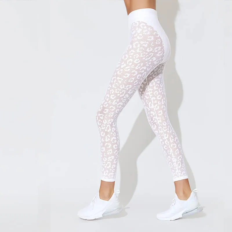 Lace Long Sleeve High Waist Bodycon Skinny See Through Pant Sets