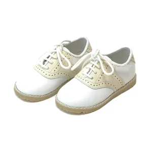 Luke Saddle Shoes - White/Beige