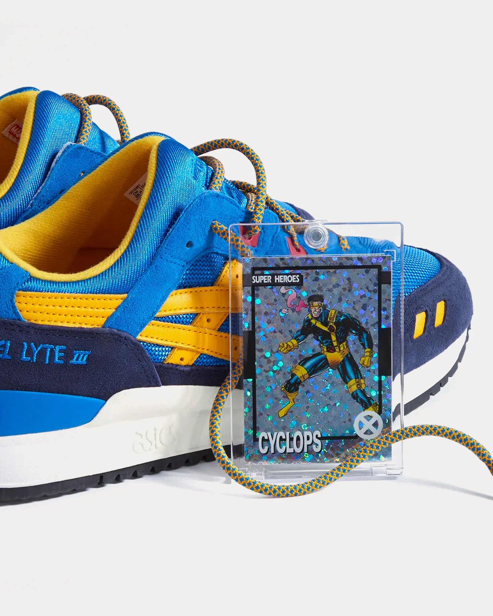 Marvel Gel-Lyte III Remastered 'Cyclops' Blue / Yellow Low Top Sneakers