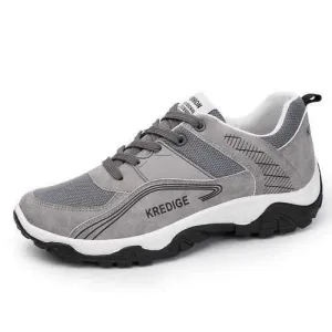 Men Mesh Lace Up Sport Running Sneakers