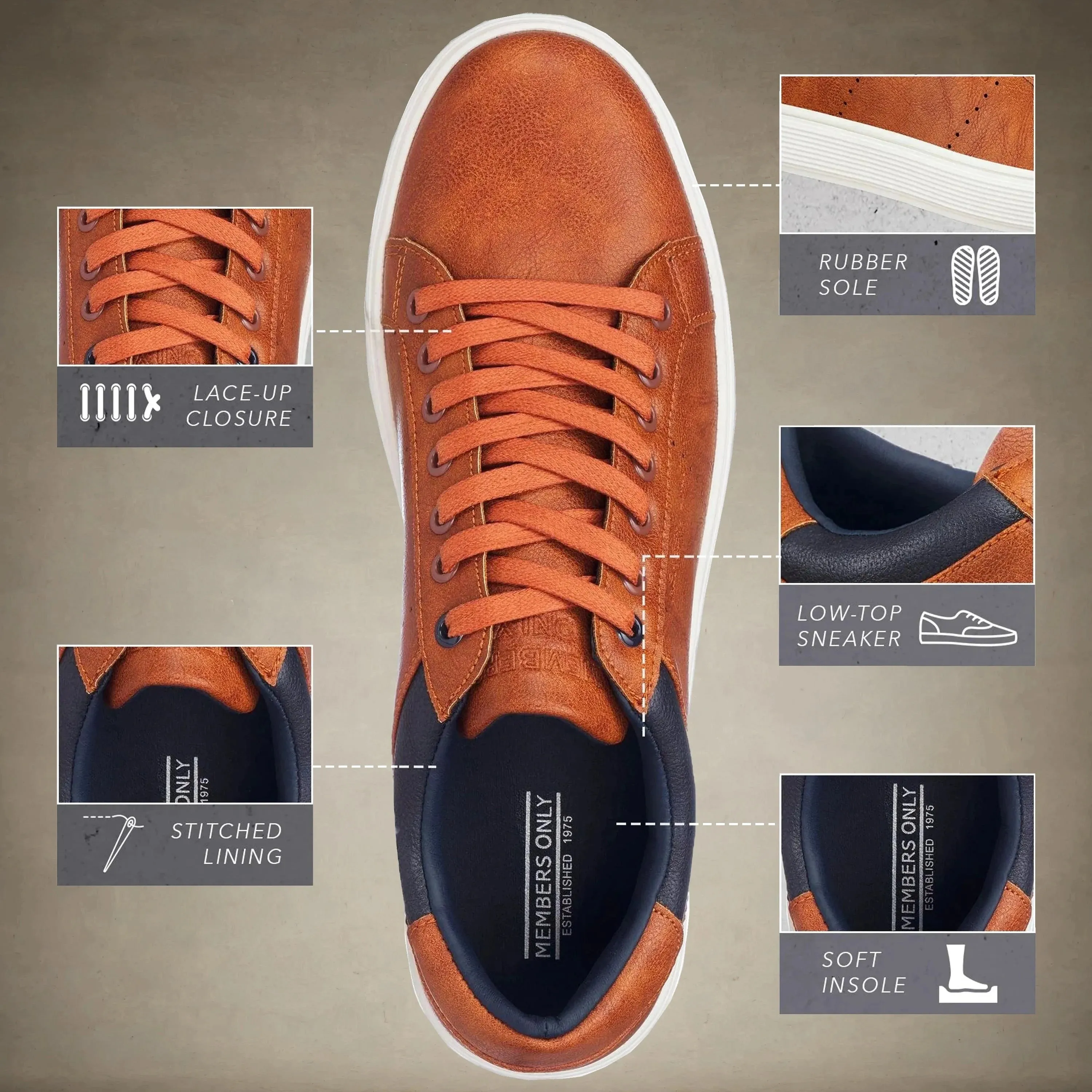 Men's Packer 2.0 Low Top Court Sneakers - FINAL SALE