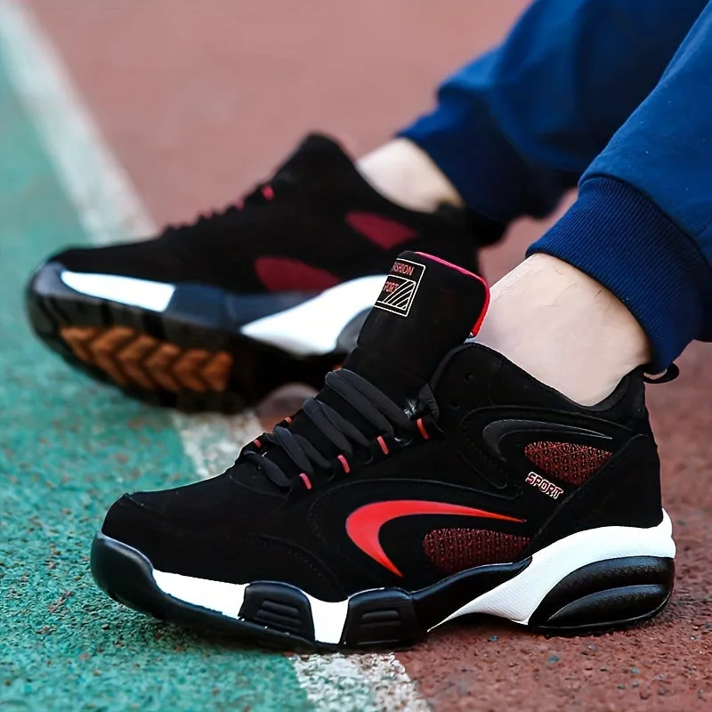 Men's PU Leather Sneakers Shoes With Rubber Sole