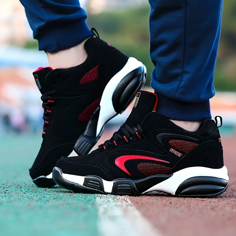 Men's PU Leather Sneakers Shoes With Rubber Sole