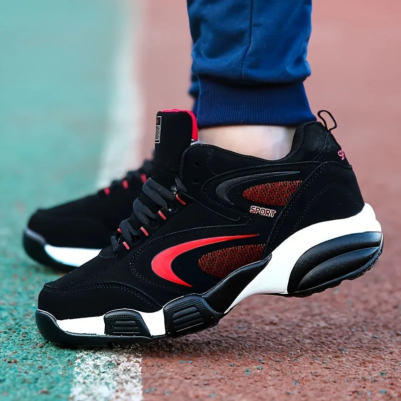 Men's PU Leather Sneakers Shoes With Rubber Sole