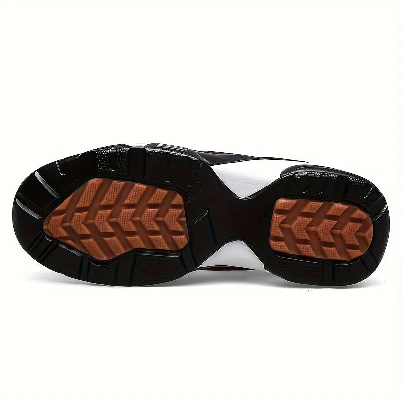 Men's PU Leather Sneakers Shoes With Rubber Sole