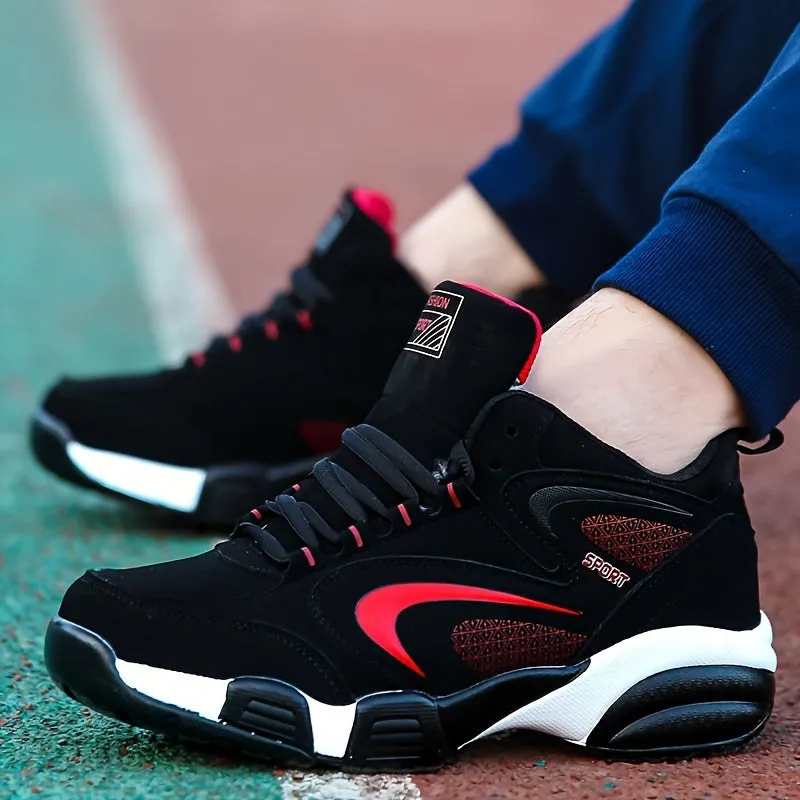 Men's PU Leather Sneakers Shoes With Rubber Sole