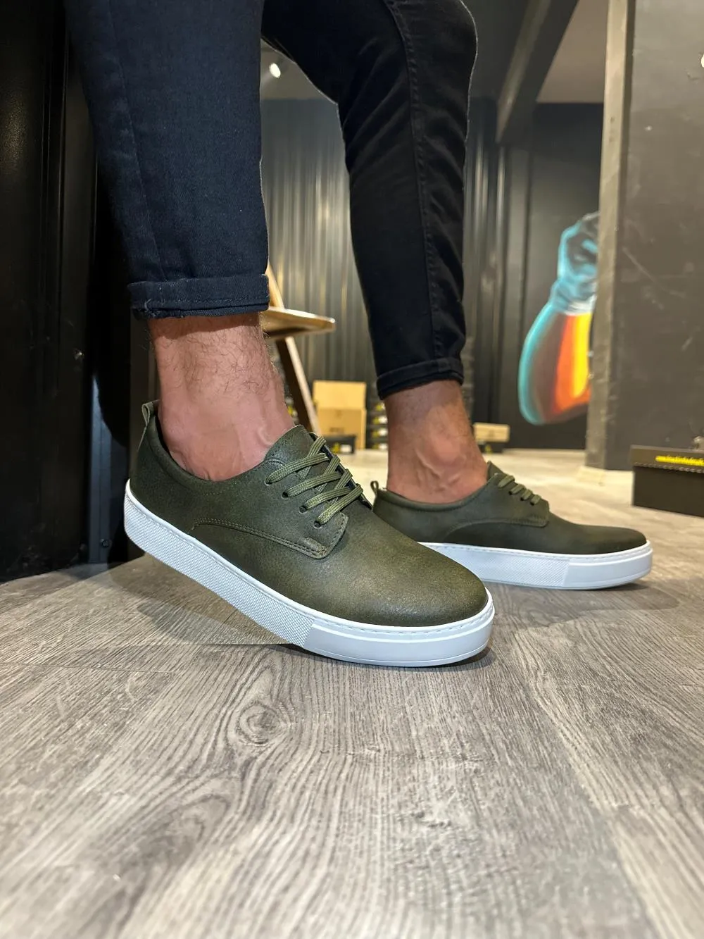 Men's Sneaker Khaki Casual Sneaker Sports Shoes
