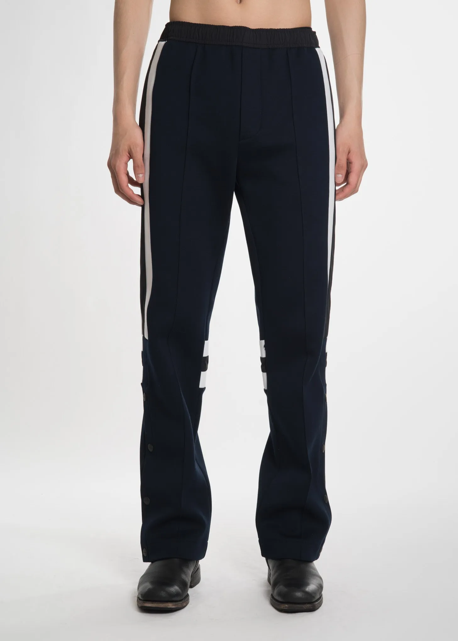 Navy Pierced Jogger