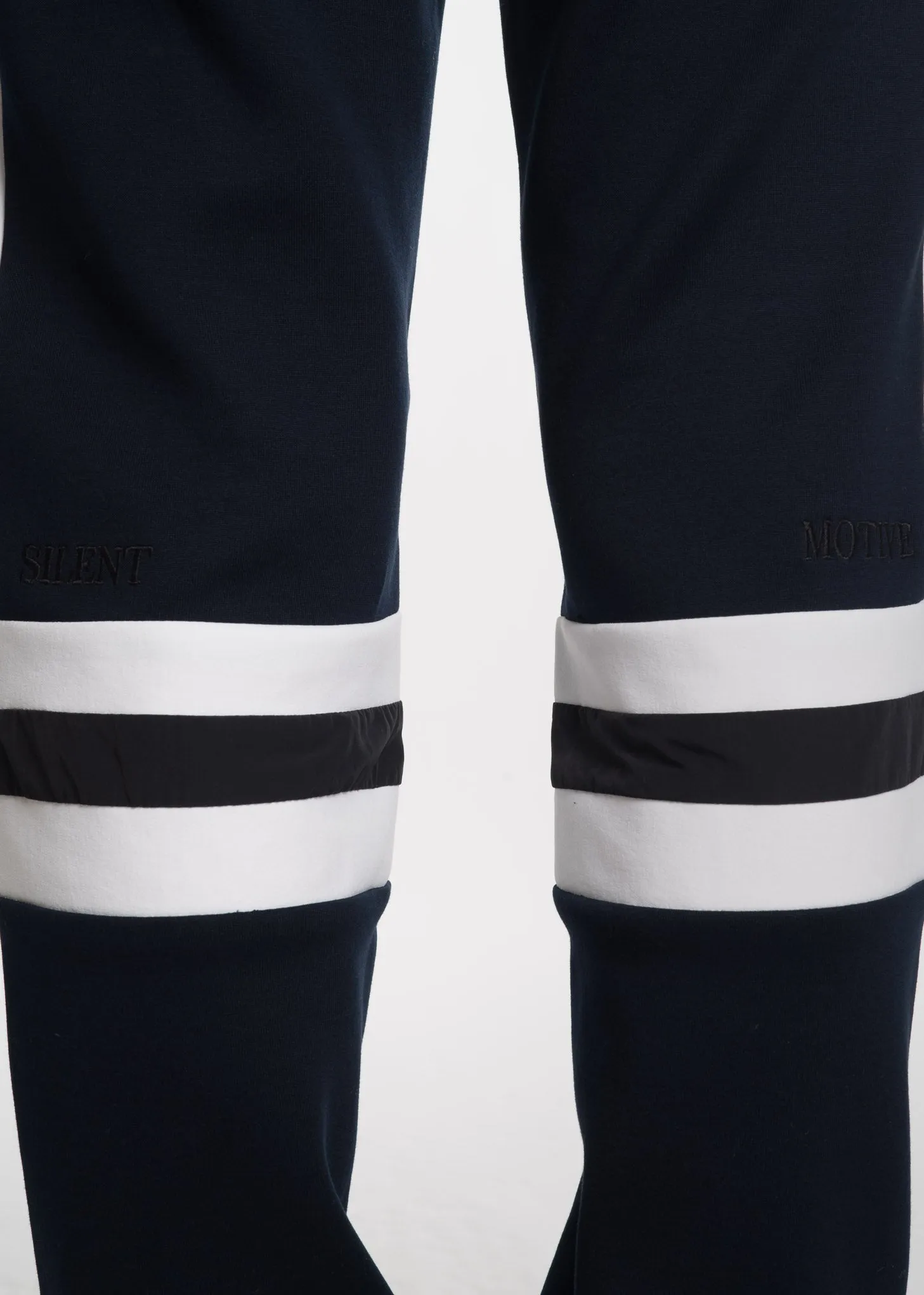 Navy Pierced Jogger