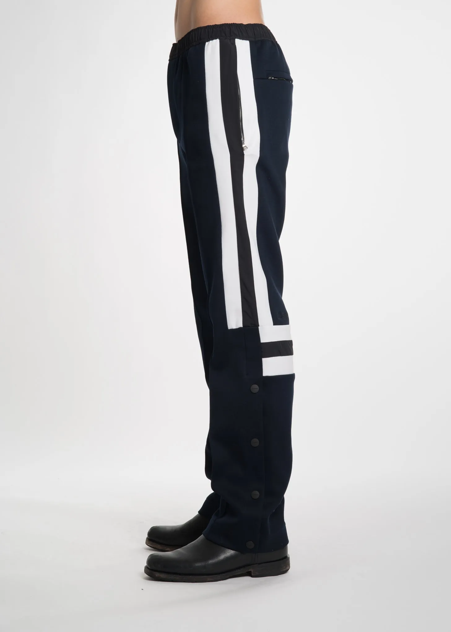 Navy Pierced Jogger