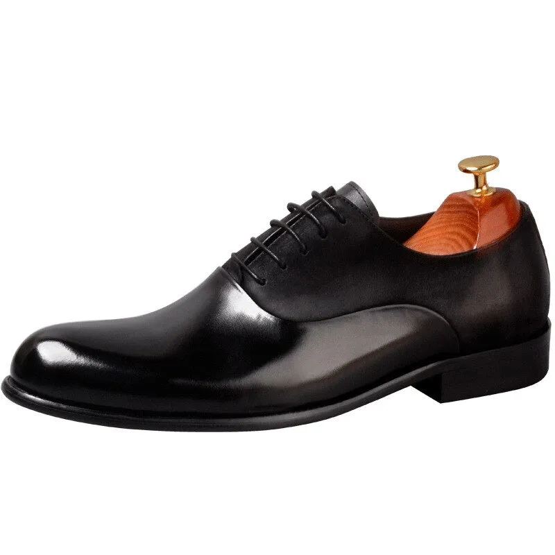 New Elegant Semi Suede Touch Lace up Formal Shoes For Men-