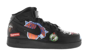 Nike Air Force 1 Mid Supreme NBA Black