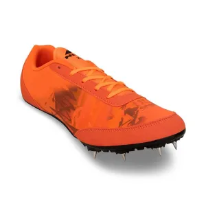 Nivia Jumping Zion-I Mesh Track and Field Spike Shoes Orange