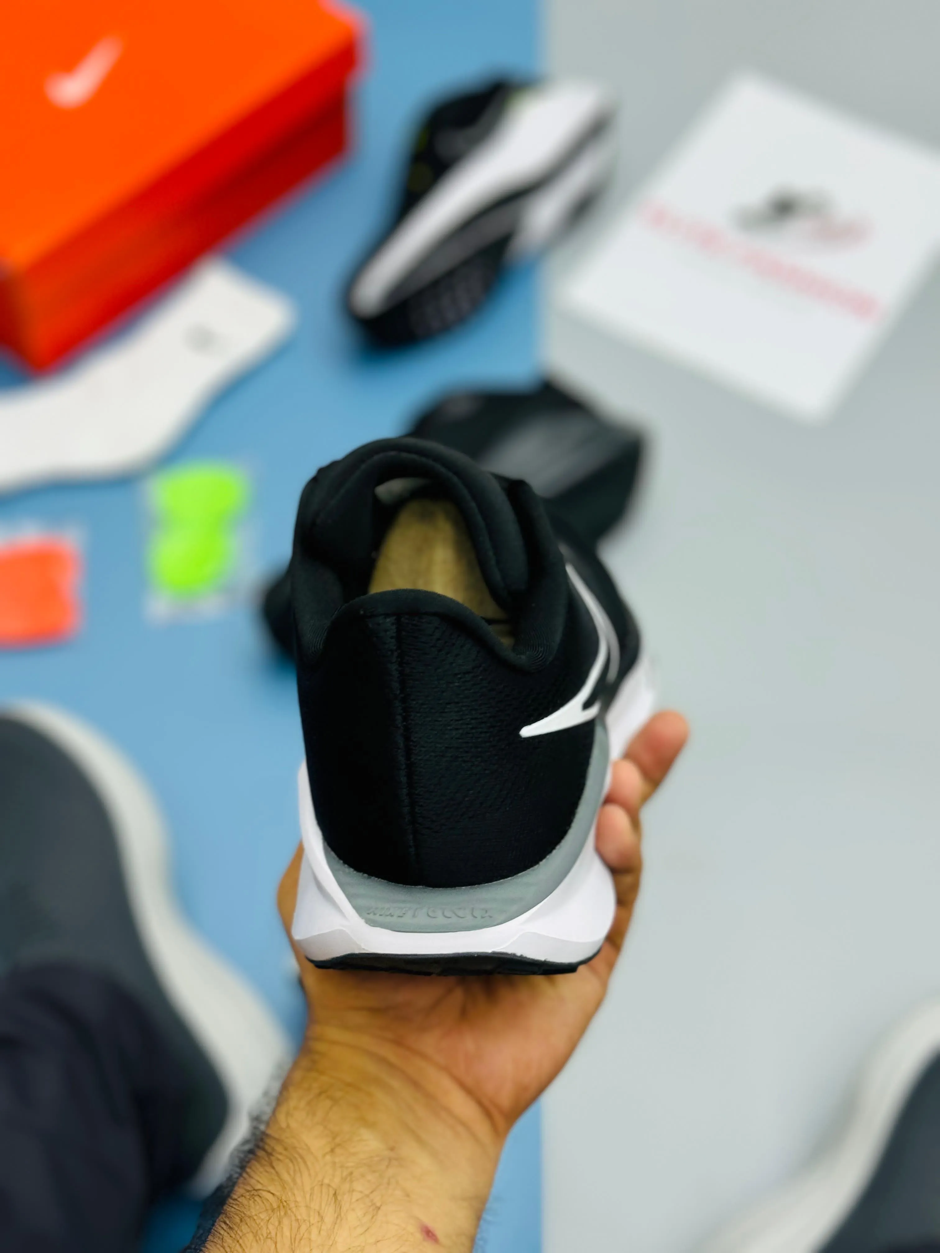 NK REACT PEGASUS 41-Black Grey (TOP PREMIUM)