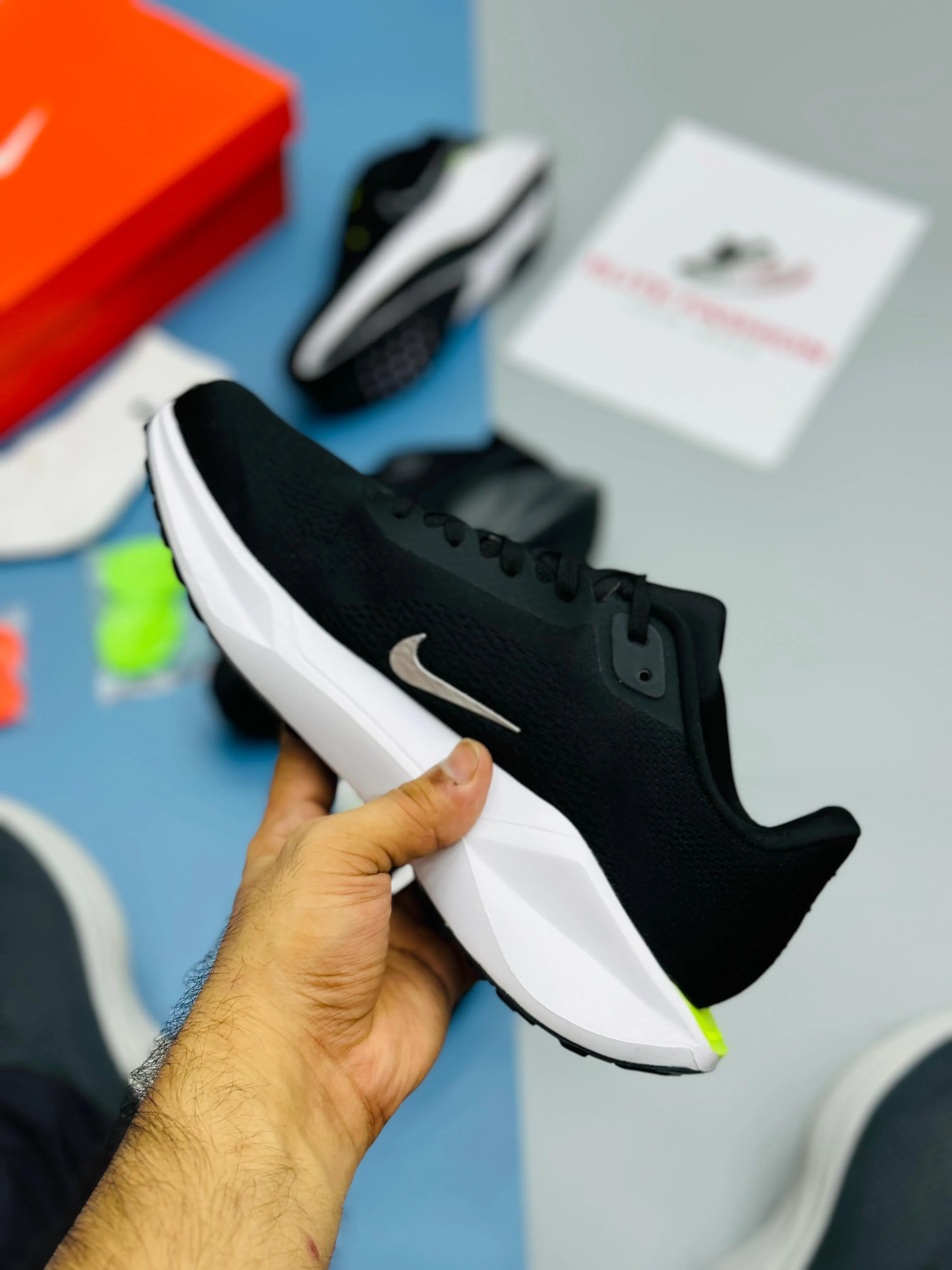 NK REACT PEGASUS 41-Black Grey (TOP PREMIUM)