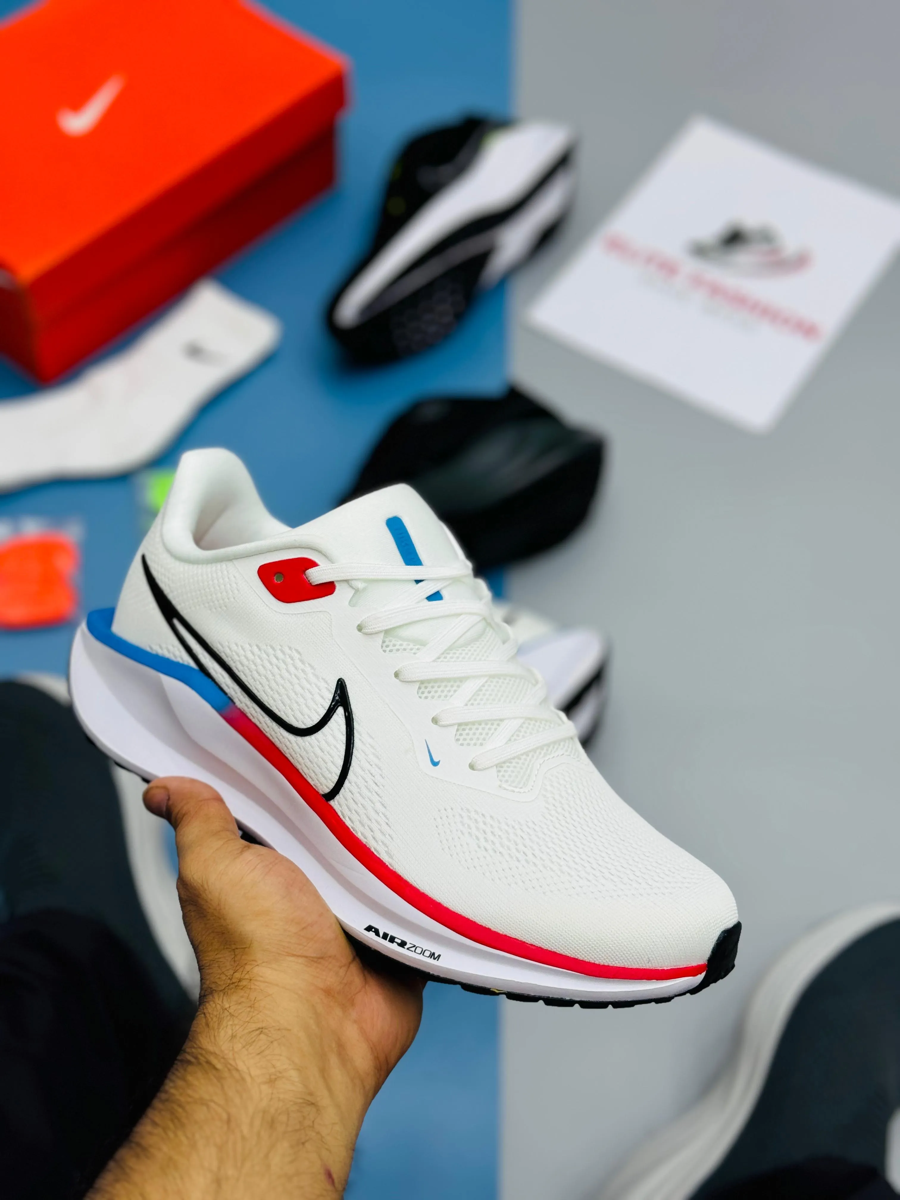 NK REACT PEGASUS 41-Black Grey (TOP PREMIUM)