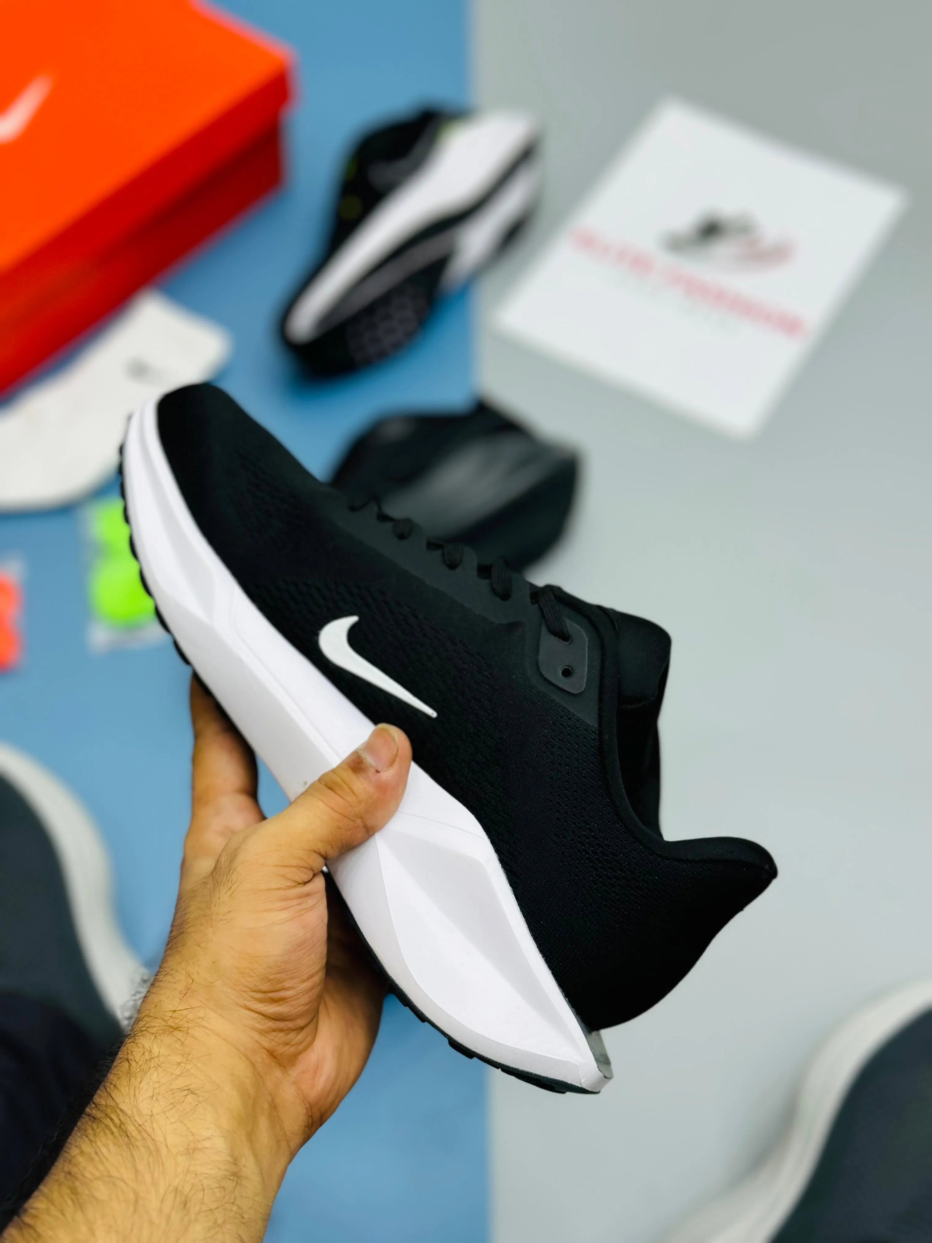 NK REACT PEGASUS 41-Black Grey (TOP PREMIUM)