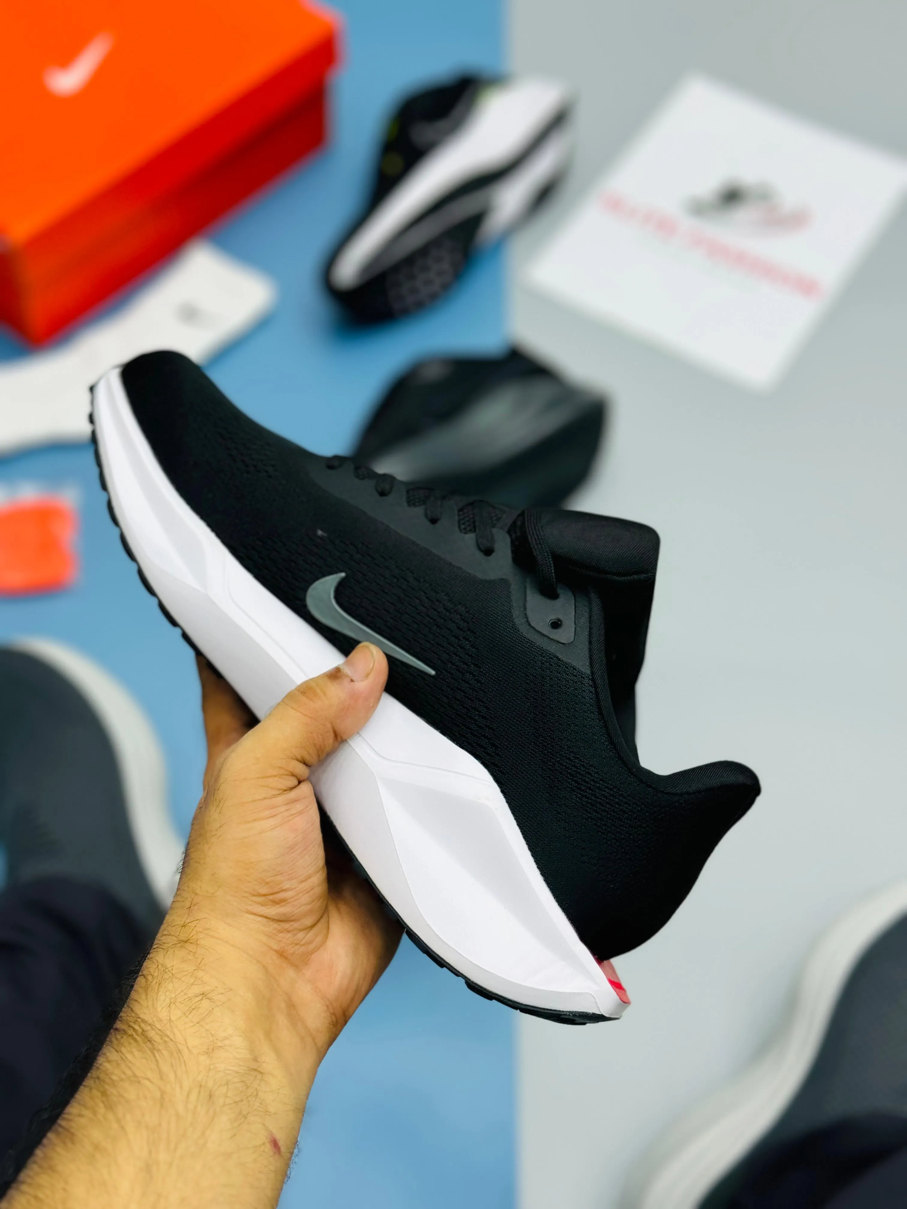 NK REACT PEGASUS 41-Black Grey (TOP PREMIUM)