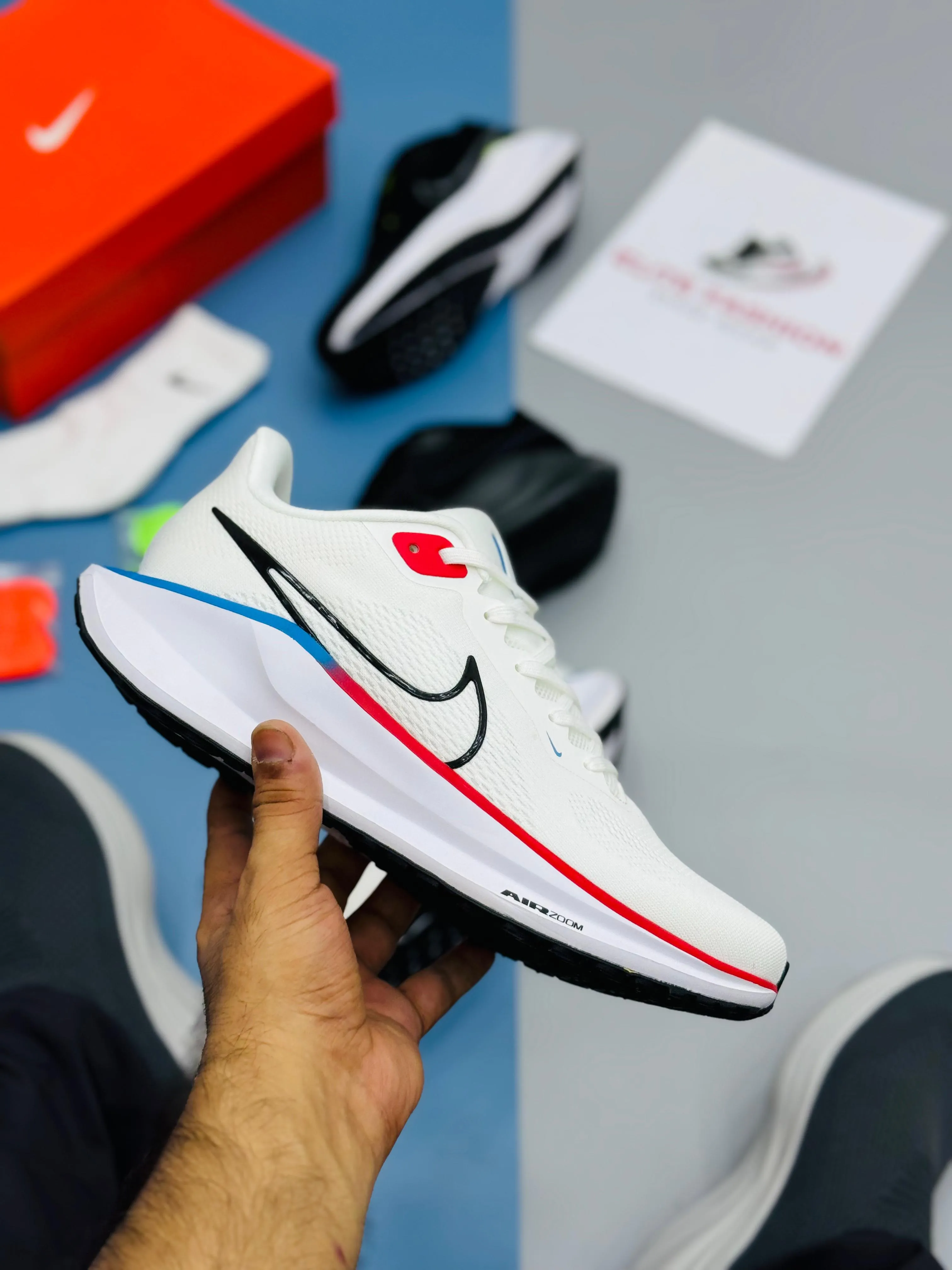 NK REACT PEGASUS 41-Black Grey (TOP PREMIUM)