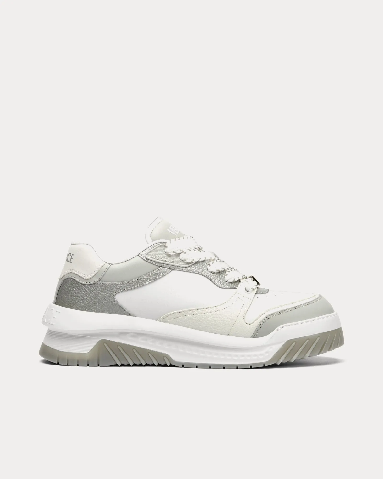Odissea Leather Grey / White Low Top Sneakers