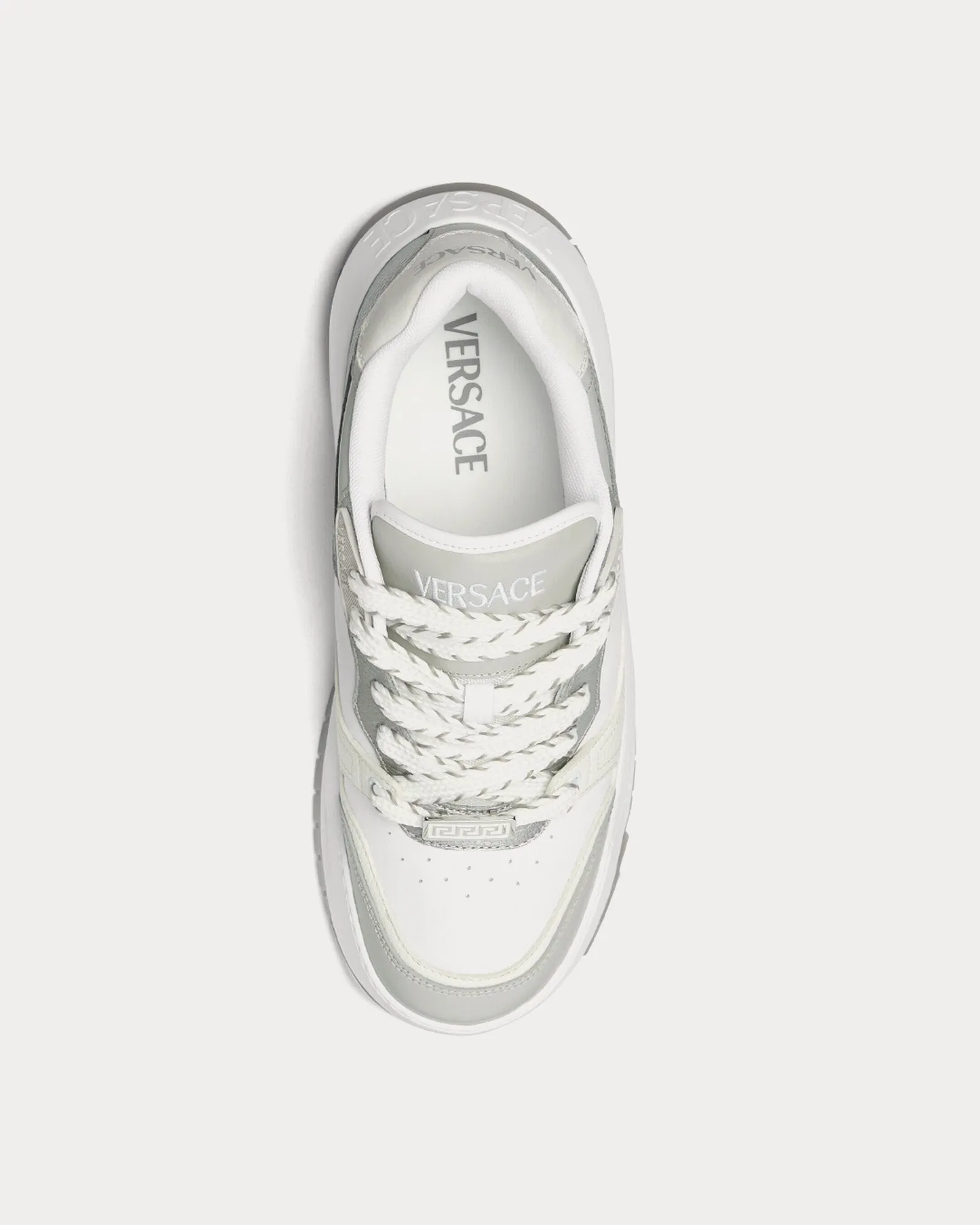 Odissea Leather Grey / White Low Top Sneakers