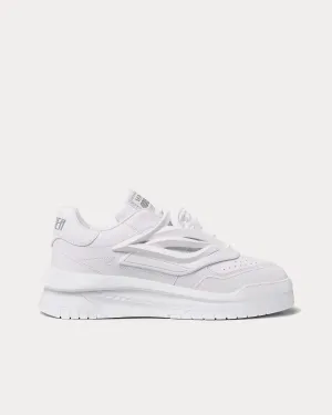 Odissea Leather White Low Top Sneakers