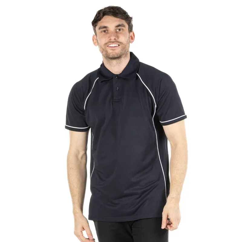 Piped Performance Polo Shirt LV370