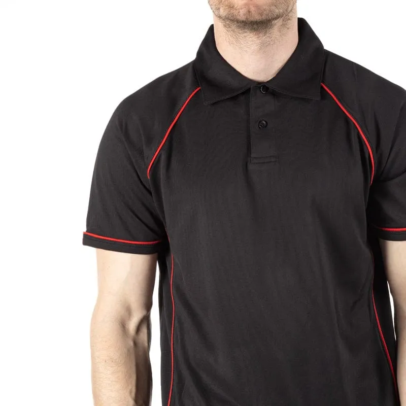Piped Performance Polo Shirt LV370