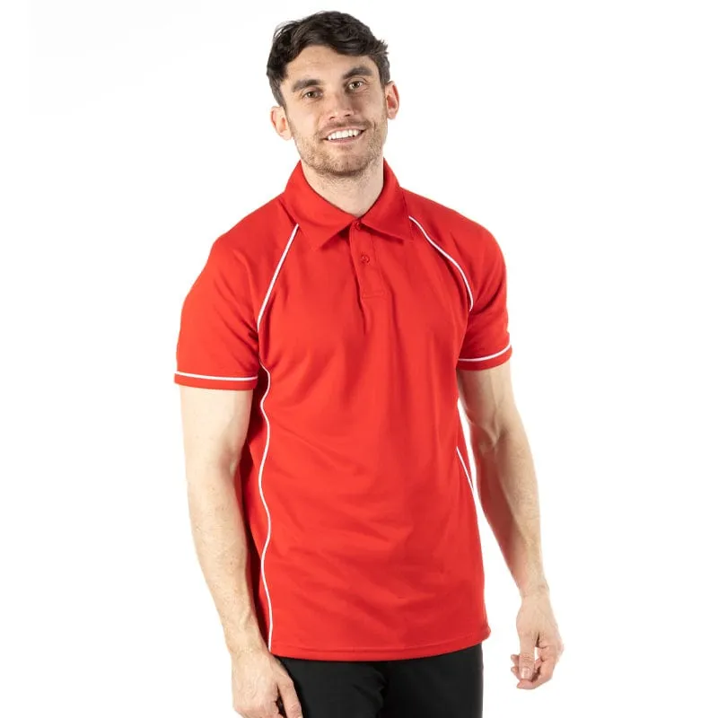 Piped Performance Polo Shirt LV370