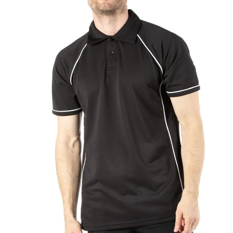 Piped Performance Polo Shirt LV370