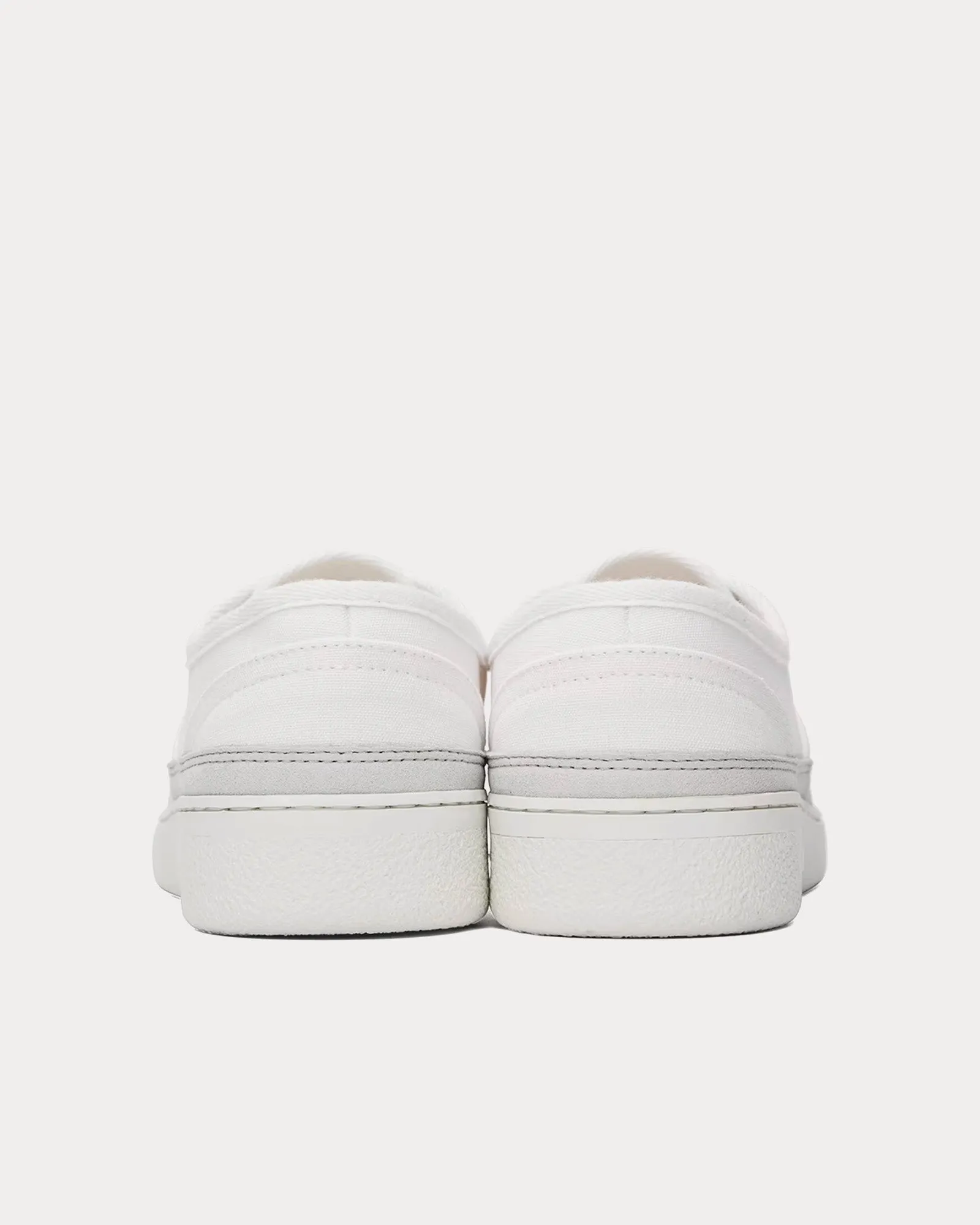 Plain Simple Canvas White Low Top Sneakers