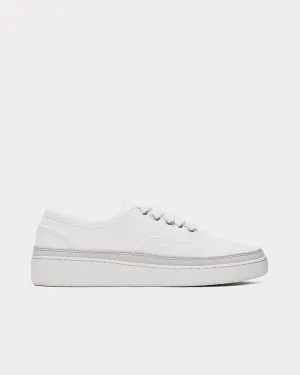 Plain Simple Canvas White Low Top Sneakers