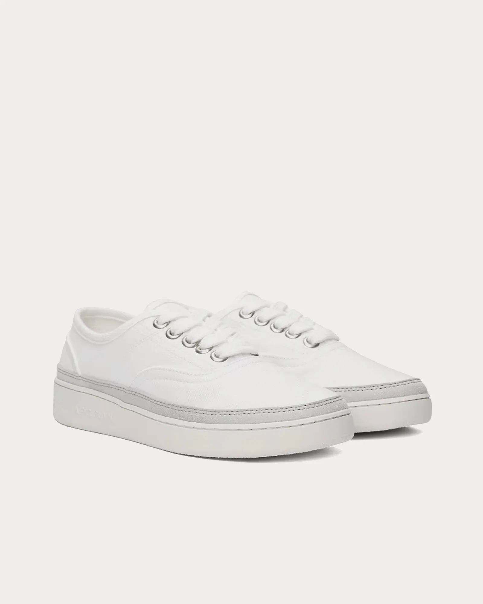 Plain Simple Canvas White Low Top Sneakers