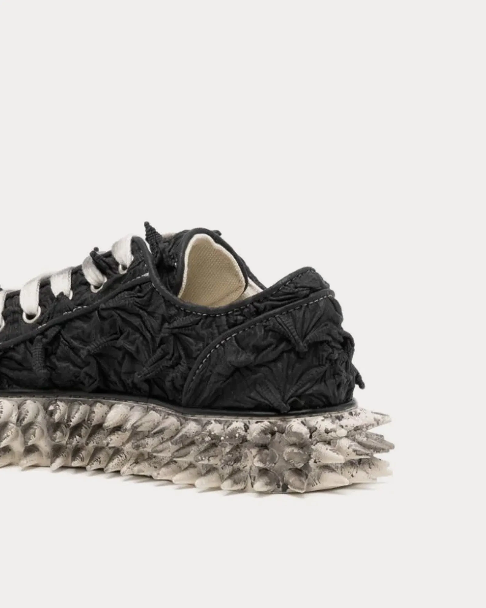 Porcupine Black Low Top Sneakers