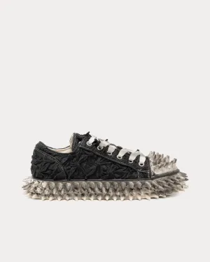 Porcupine Black Low Top Sneakers