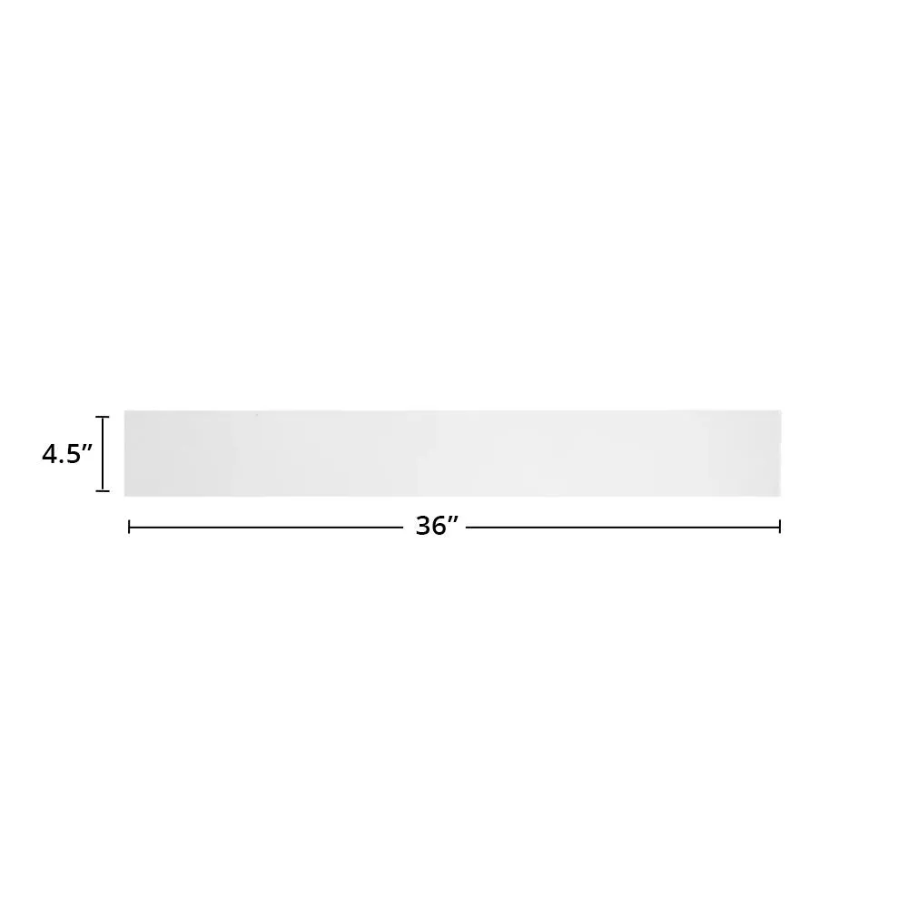 Pure White 36" Toe Kick