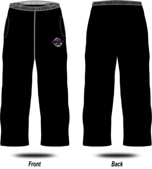 RAZORBACK NETBALL - Track Pants (Black)