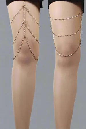 Rhinestone Leg jewelry