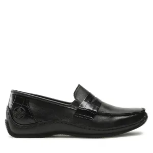 Rieker Women's Slip On Loafers- Black